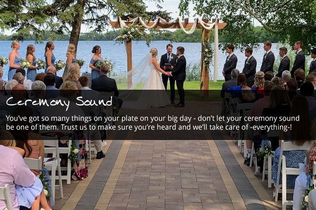 Wedding Ceremony Sound Systems